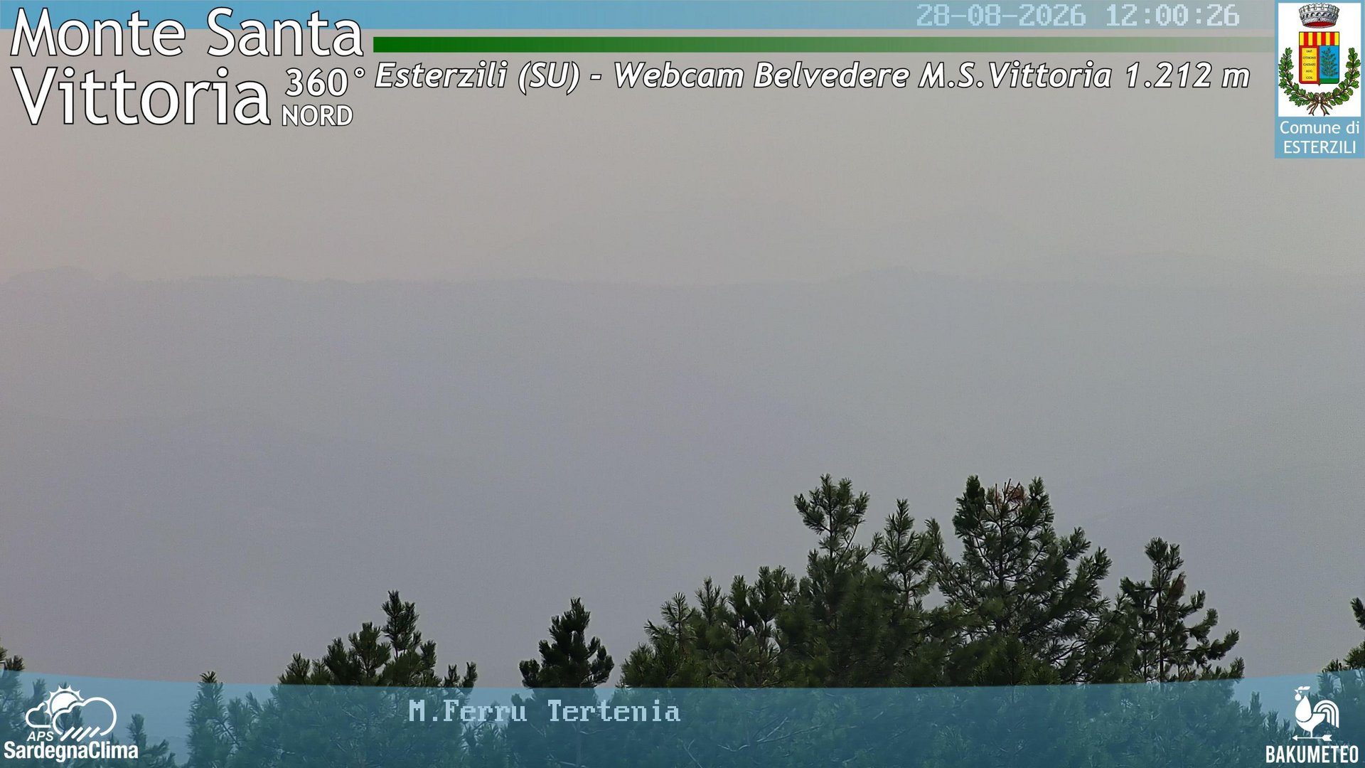 view from Asuni San Giovanni on 2026-08-28