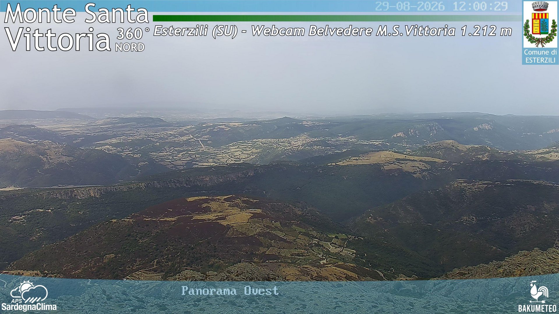 view from Asuni San Giovanni on 2026-08-29