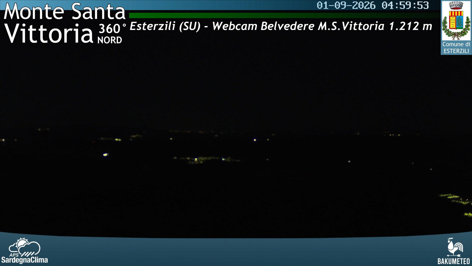 time-lapse frame, Asuni San Giovanni webcam