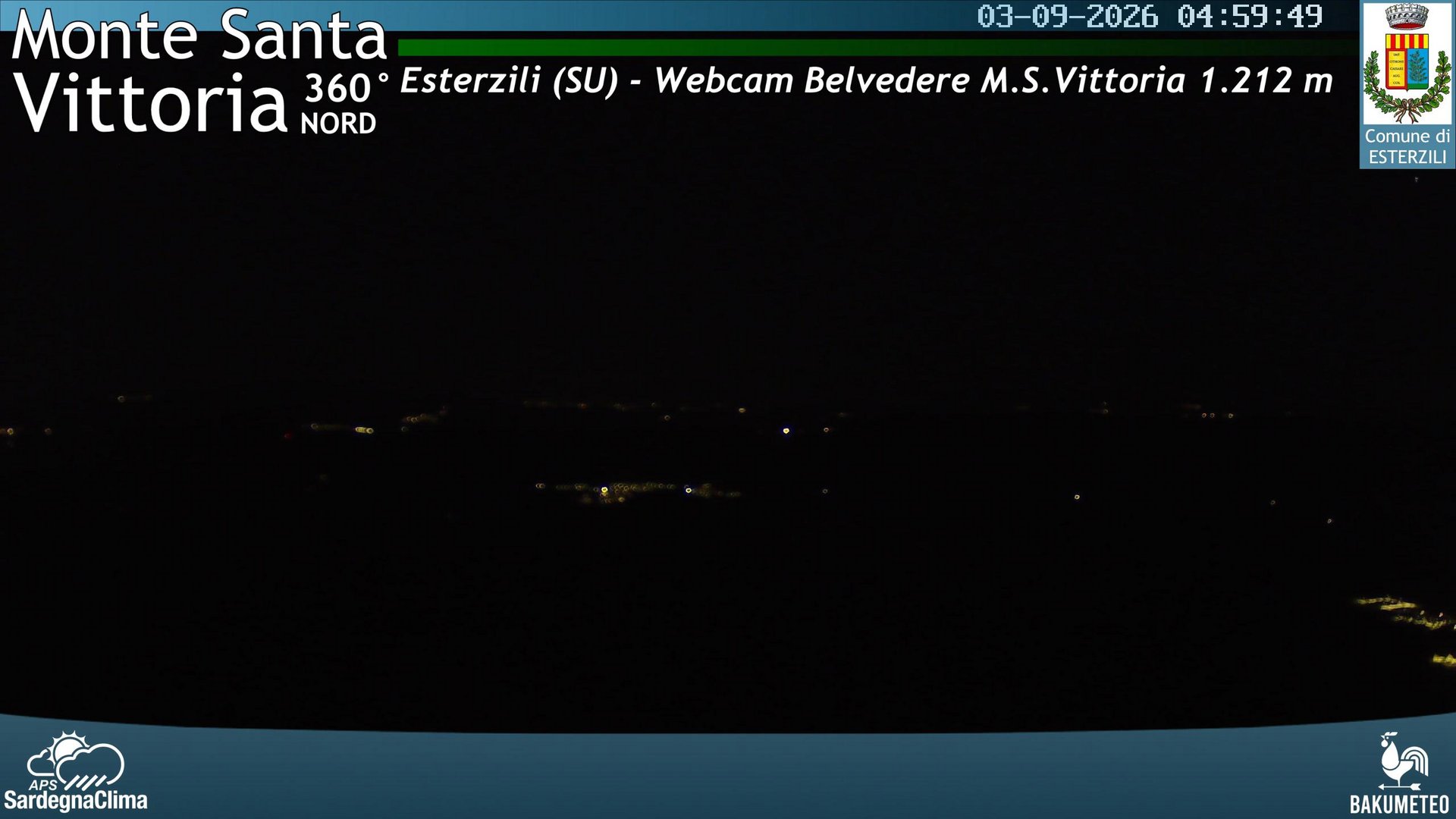 time-lapse frame, Asuni San Giovanni webcam