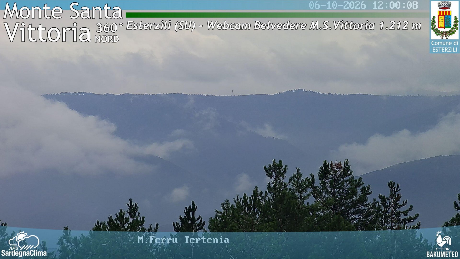 view from Asuni San Giovanni on 2026-10-06