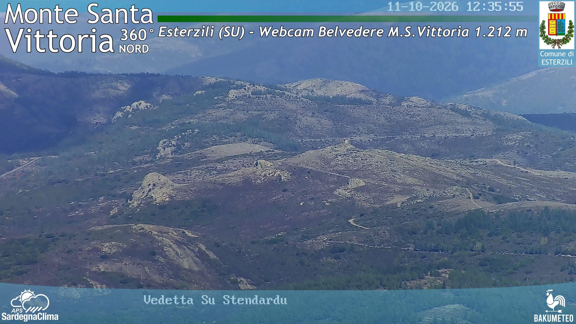 view from Asuni San Giovanni on 2026-10-11