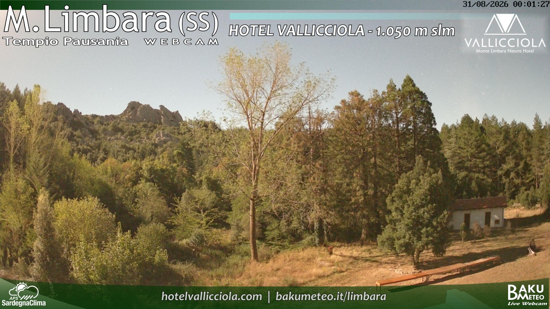 time-lapse frame, Monte Limbara Vallicciola webcam