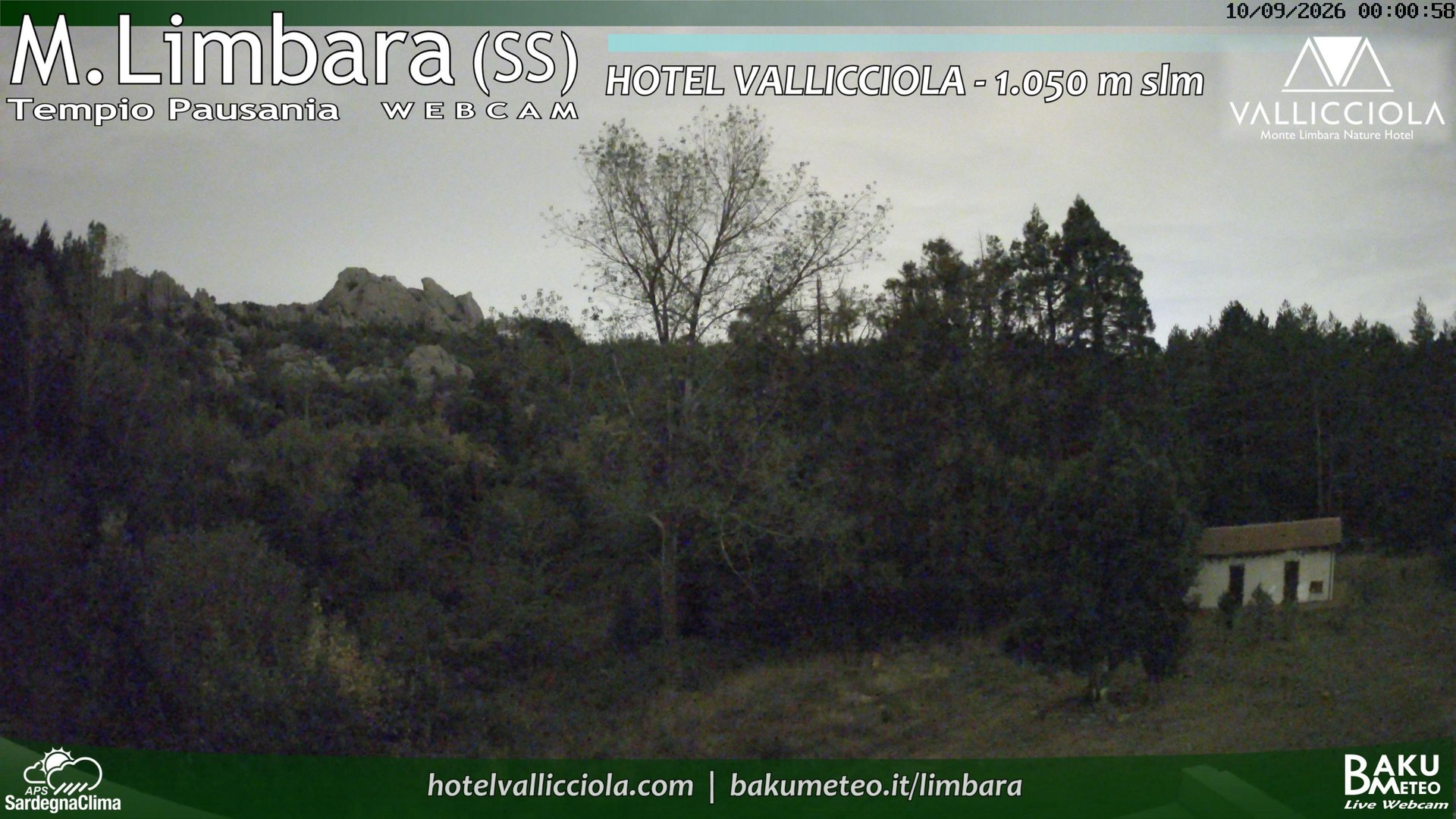 time-lapse frame, Monte Limbara Vallicciola webcam