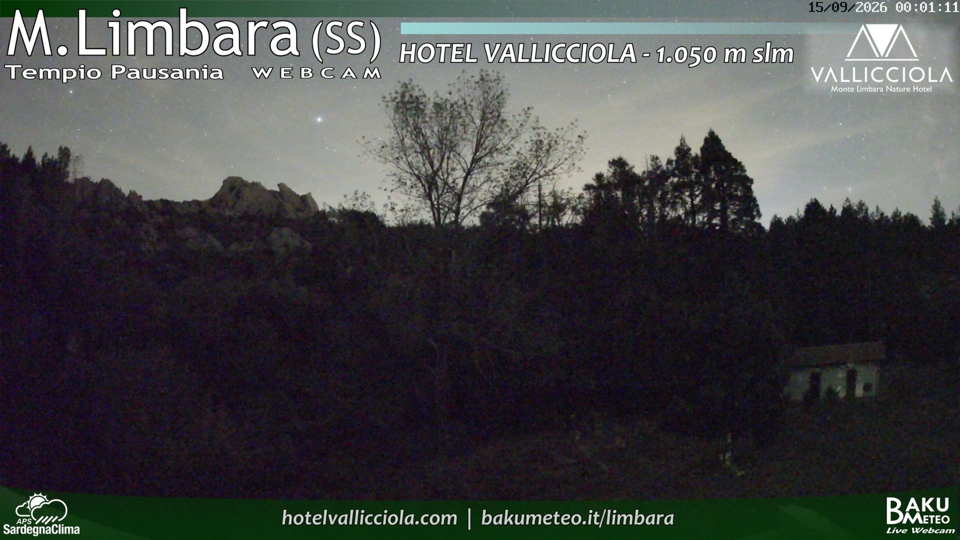 time-lapse frame, Monte Limbara Vallicciola webcam