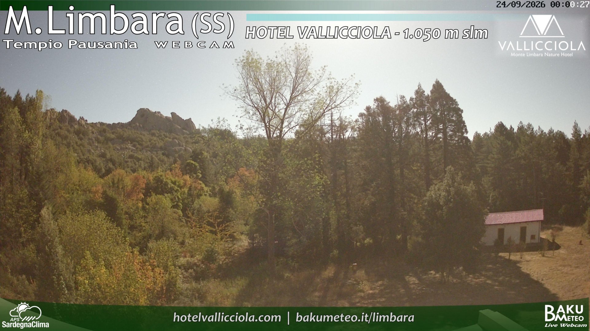 time-lapse frame, Monte Limbara Vallicciola webcam