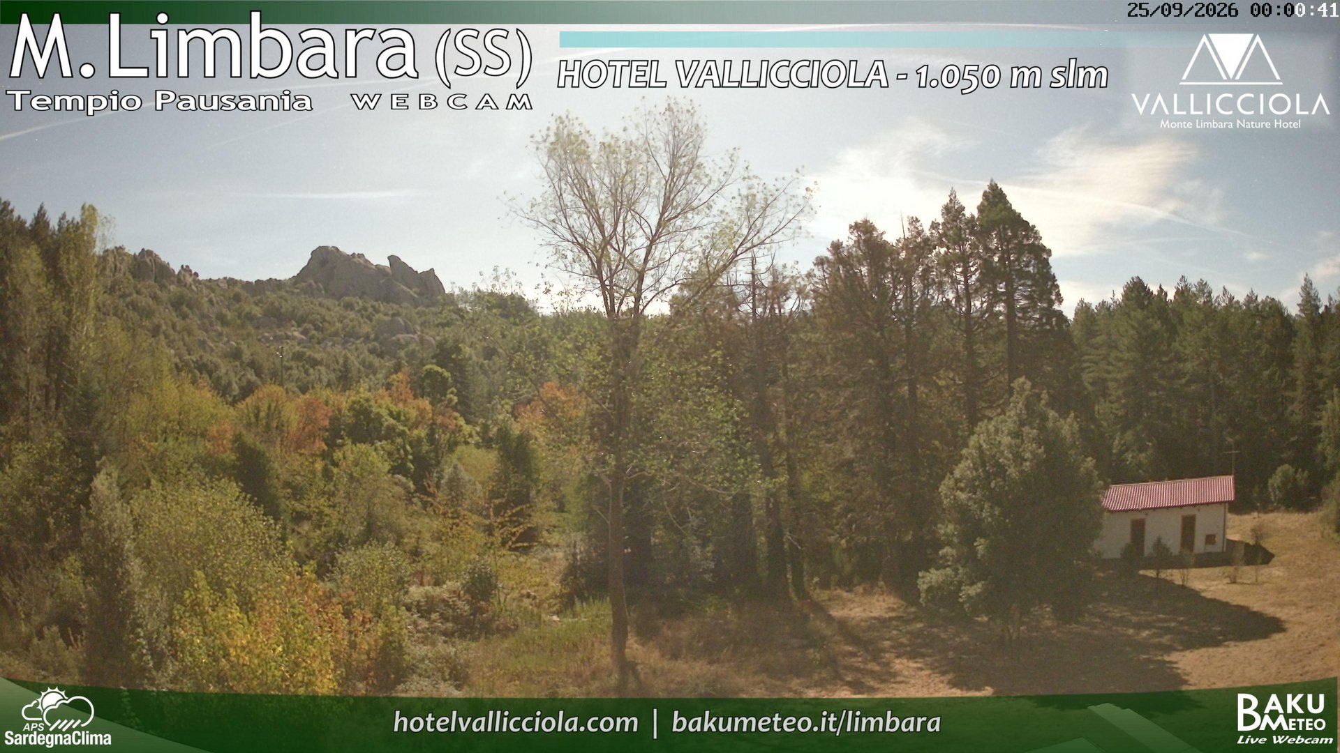 time-lapse frame, Monte Limbara Vallicciola webcam