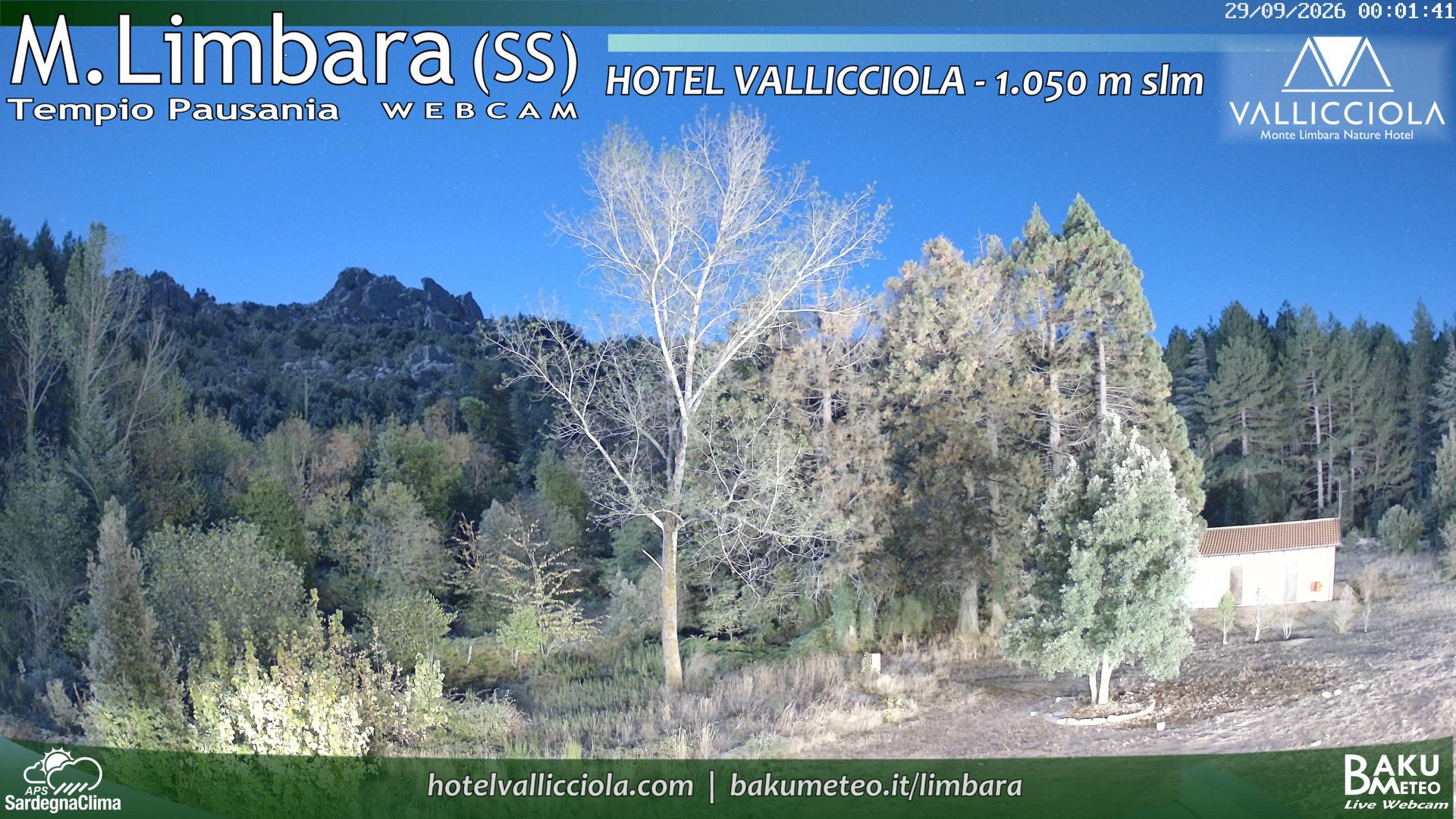 time-lapse frame, Monte Limbara Vallicciola webcam