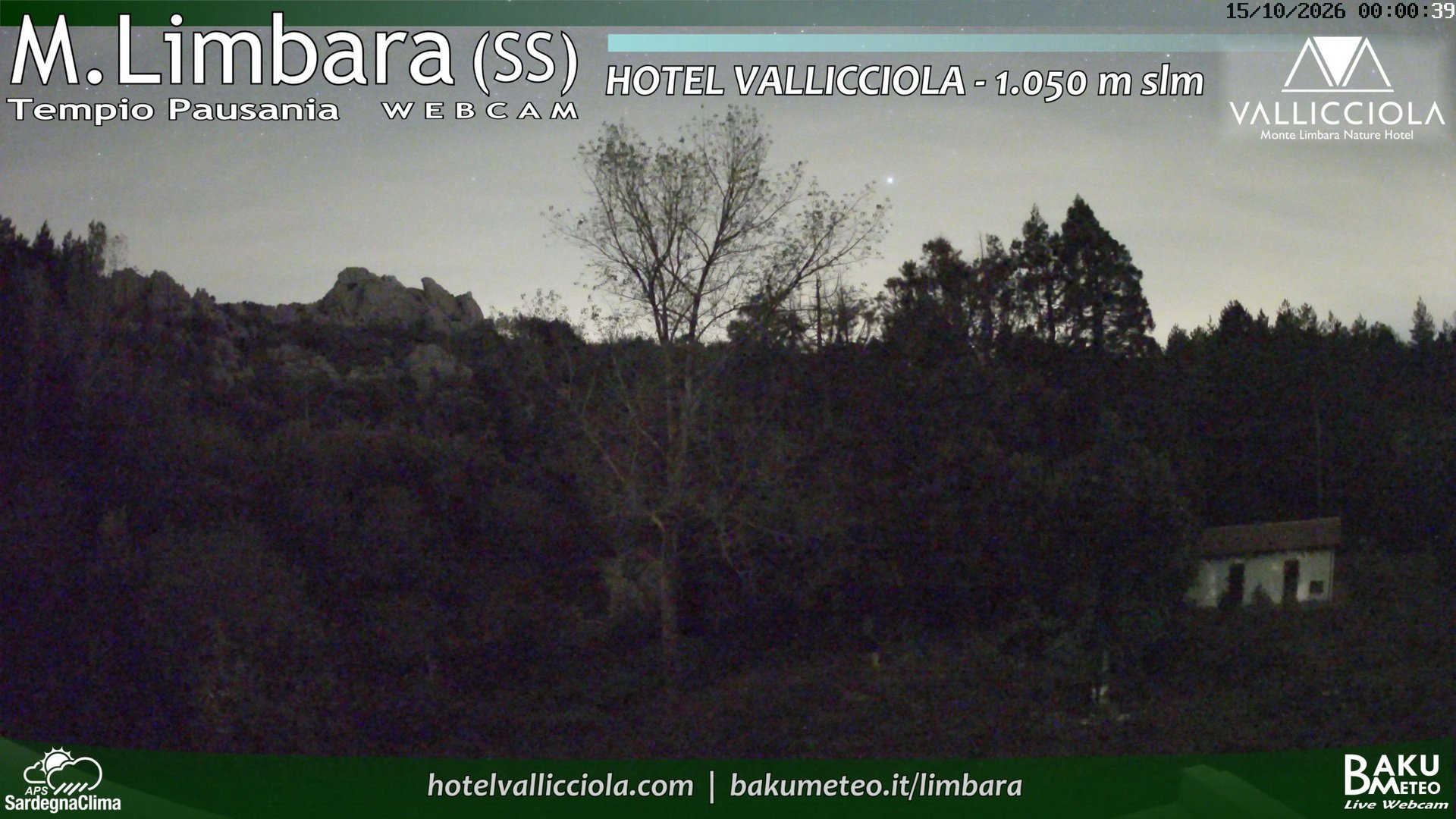 time-lapse frame, Monte Limbara Vallicciola webcam