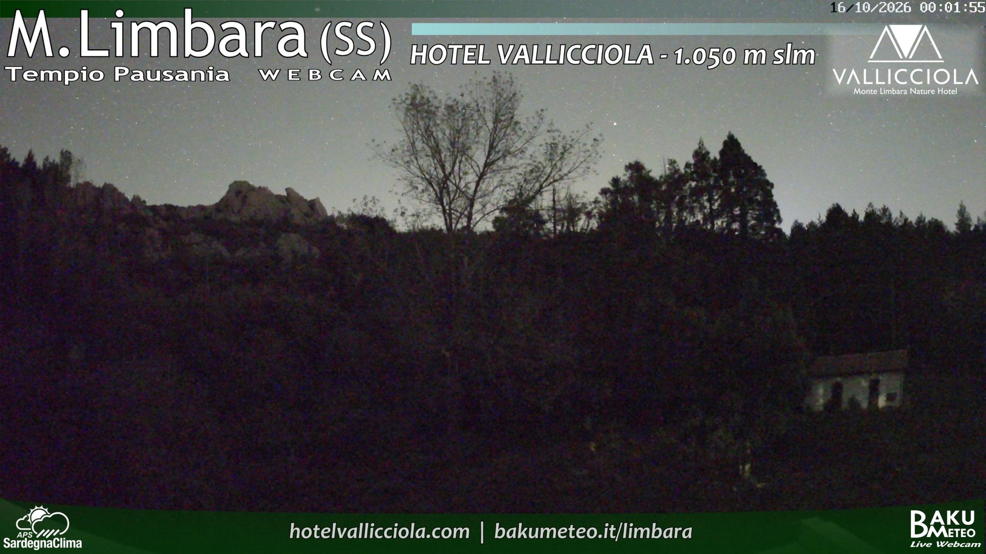 time-lapse frame, Monte Limbara Vallicciola webcam