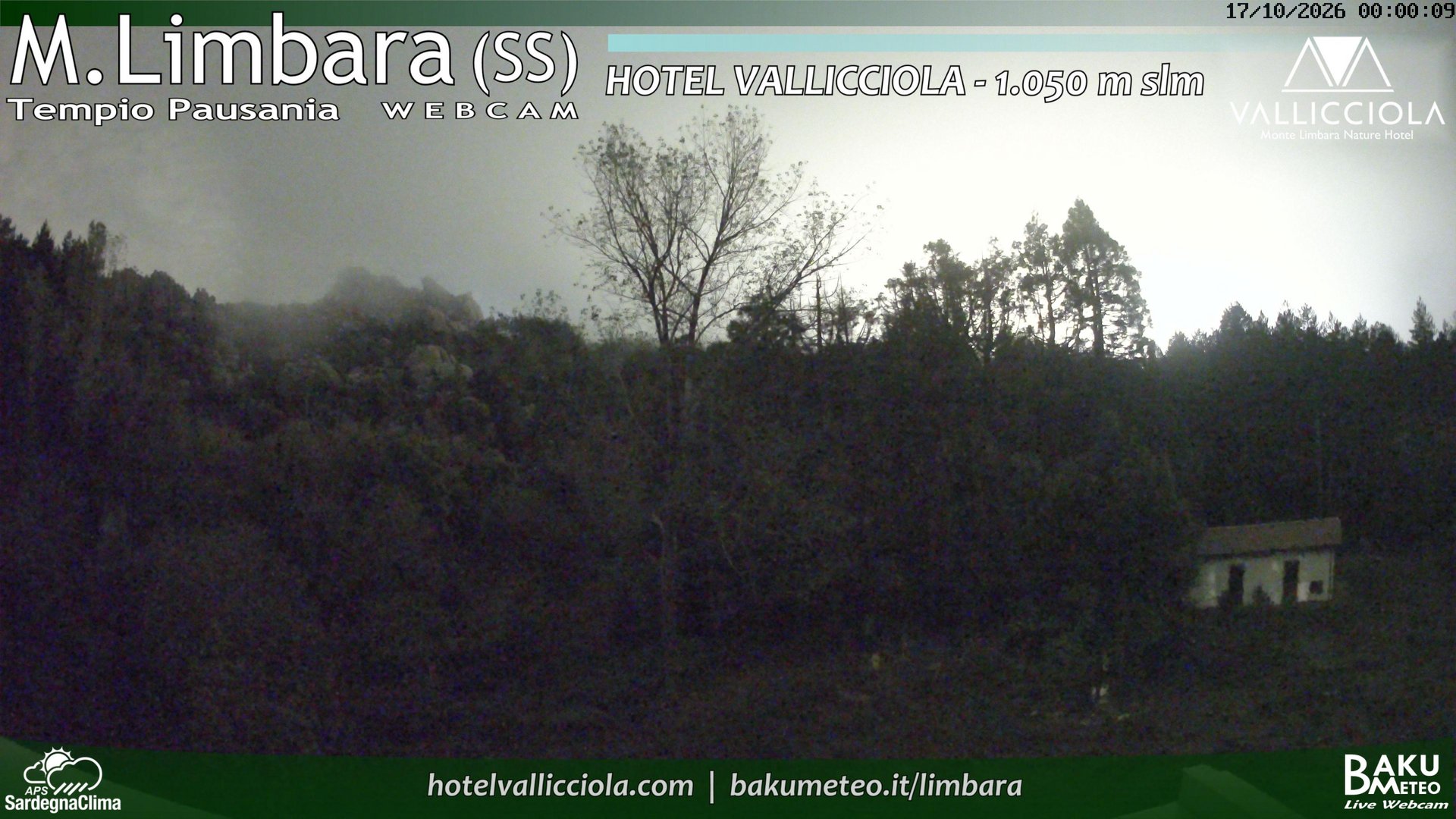 time-lapse frame, Monte Limbara Vallicciola webcam