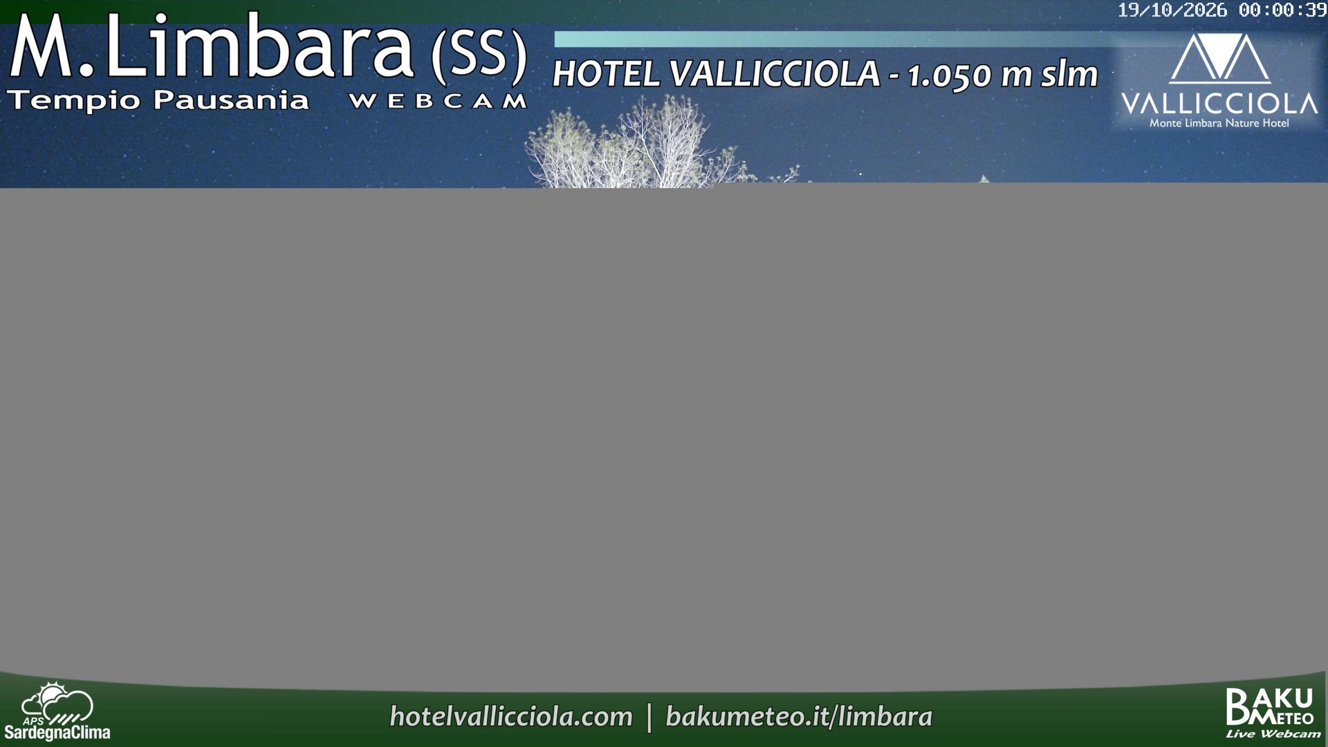 time-lapse frame, Monte Limbara Vallicciola webcam