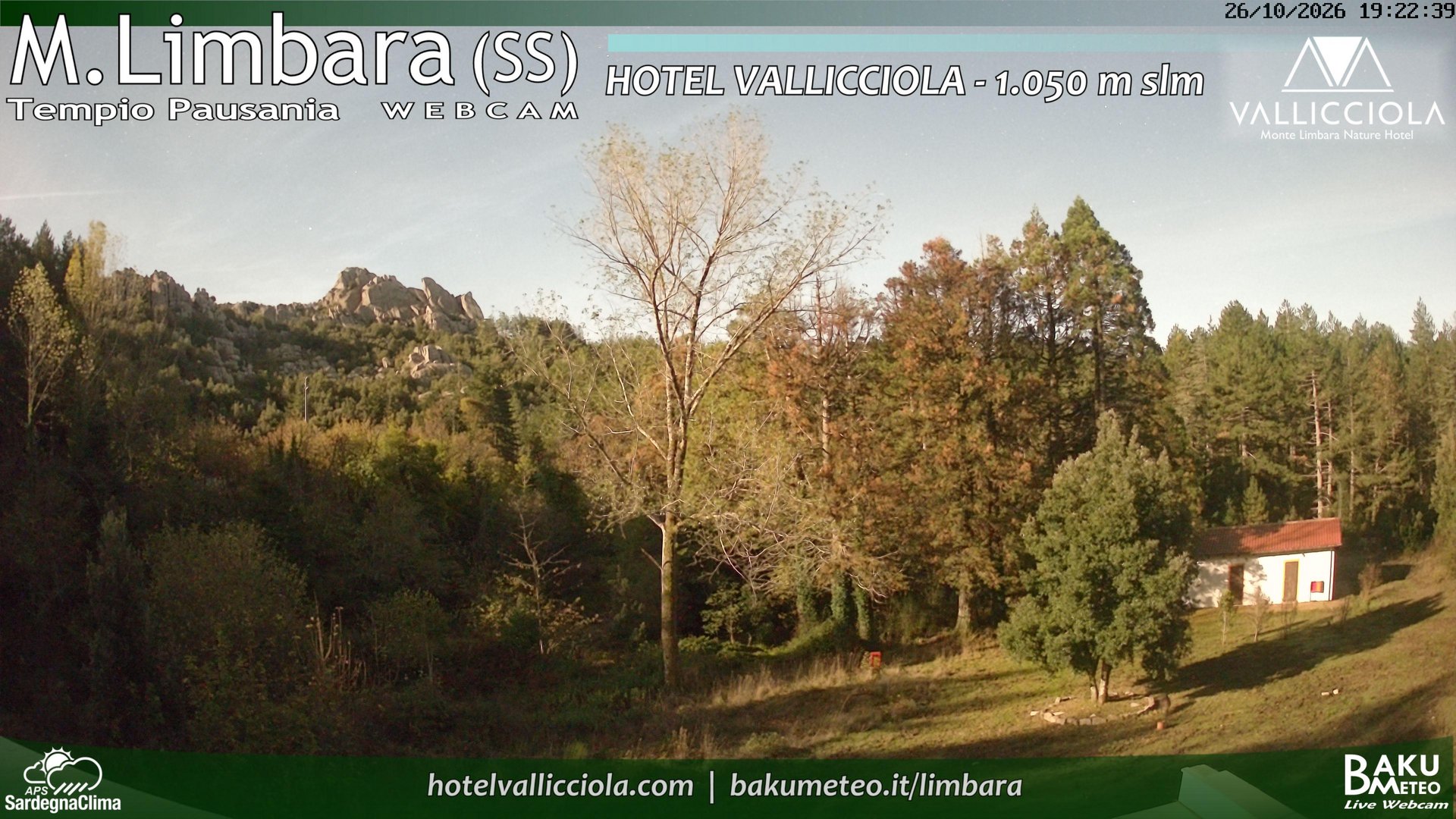 time-lapse frame, Monte Limbara Vallicciola webcam