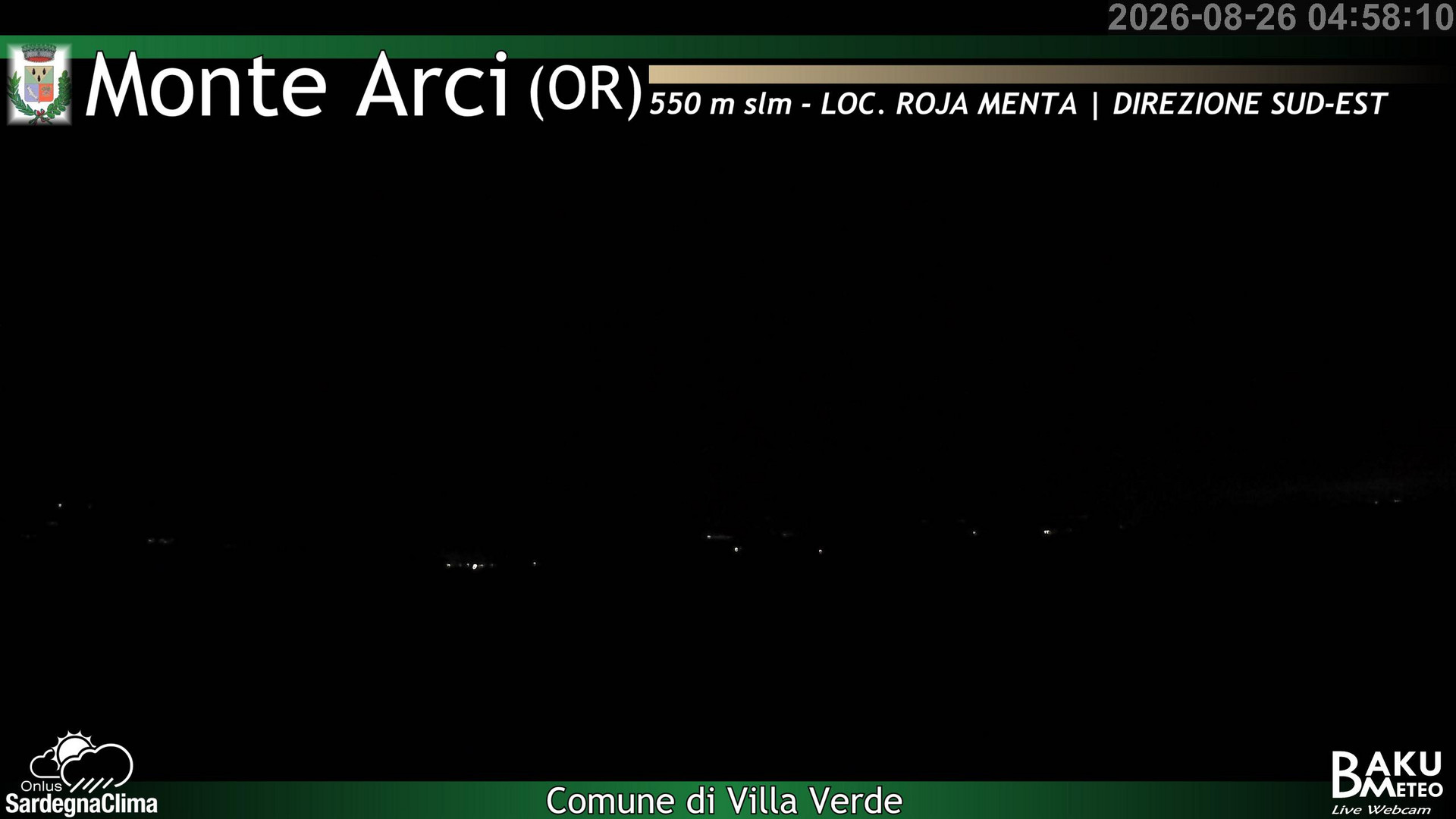time-lapse frame, Roja Menta webcam
