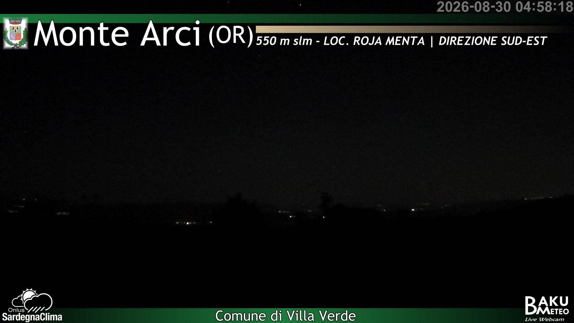 time-lapse frame, Roja Menta webcam