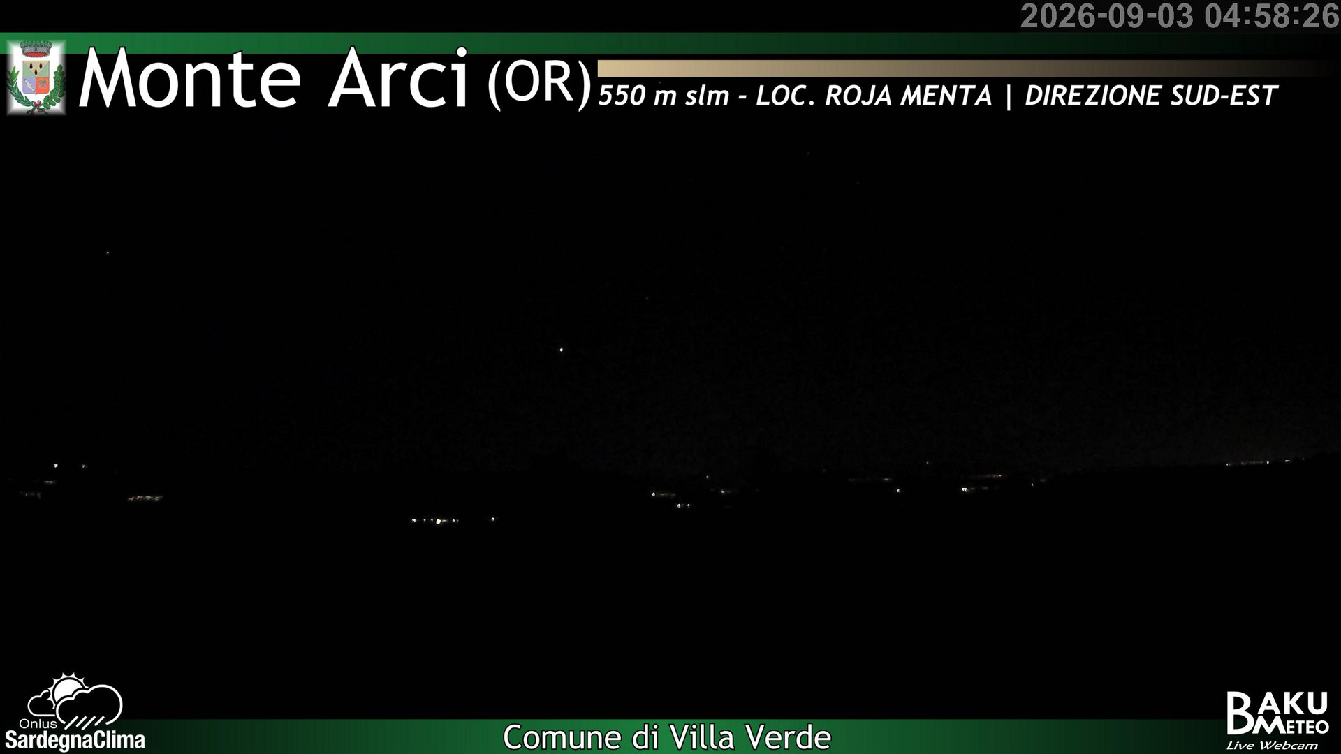 time-lapse frame, Roja Menta webcam