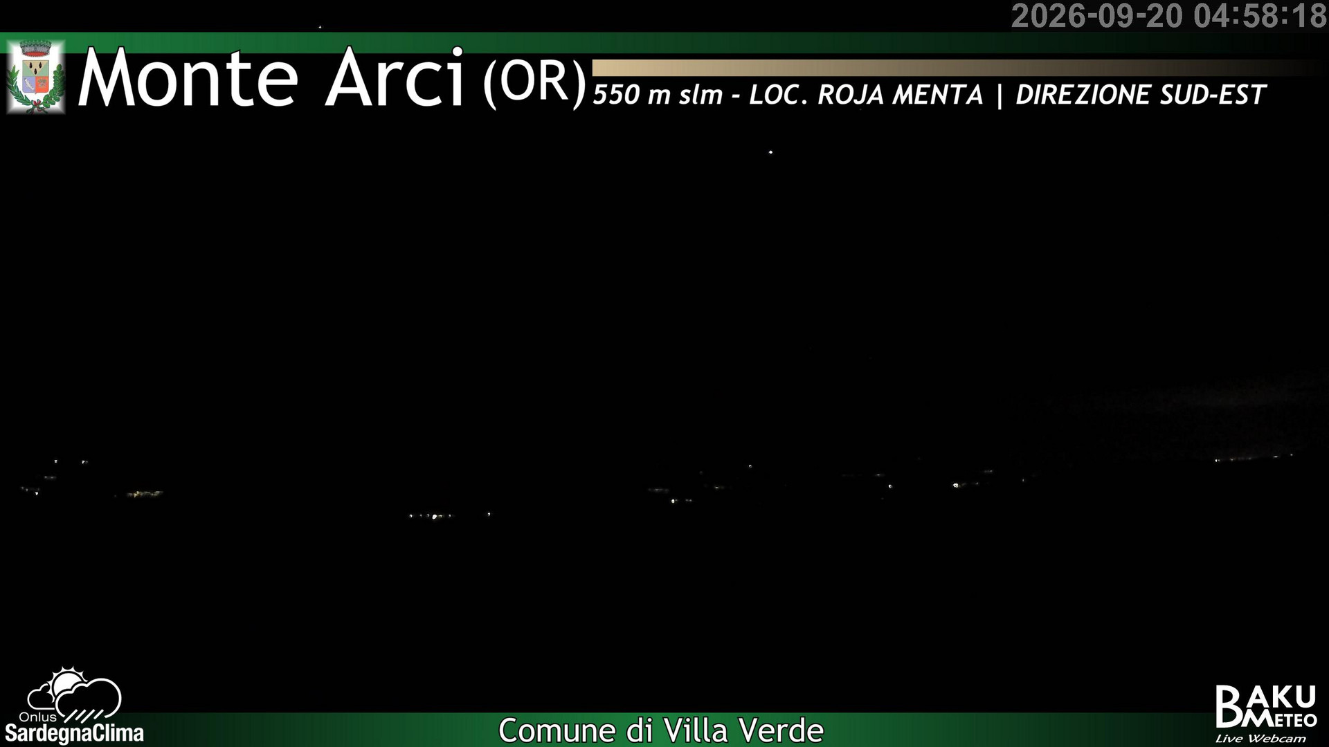 time-lapse frame, Roja Menta webcam