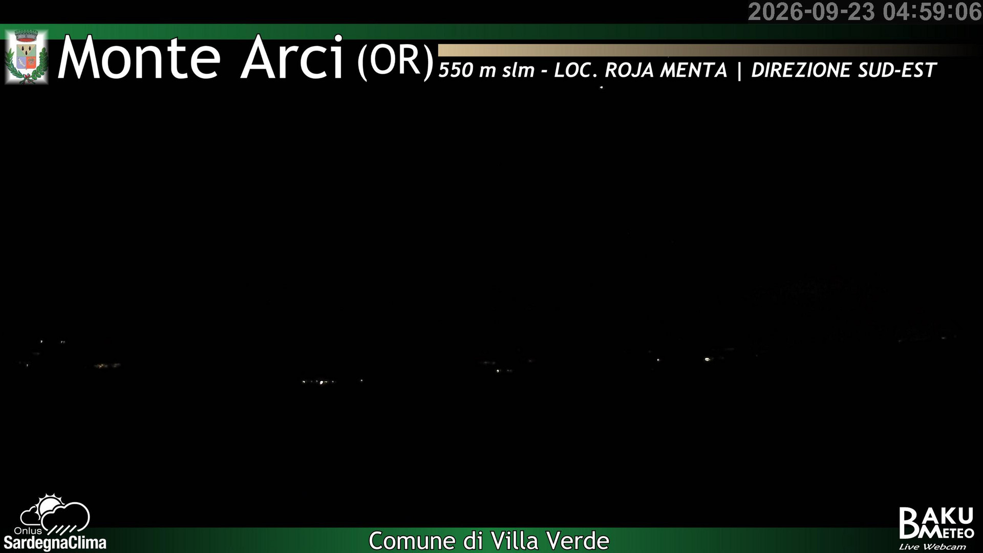 time-lapse frame, Roja Menta webcam