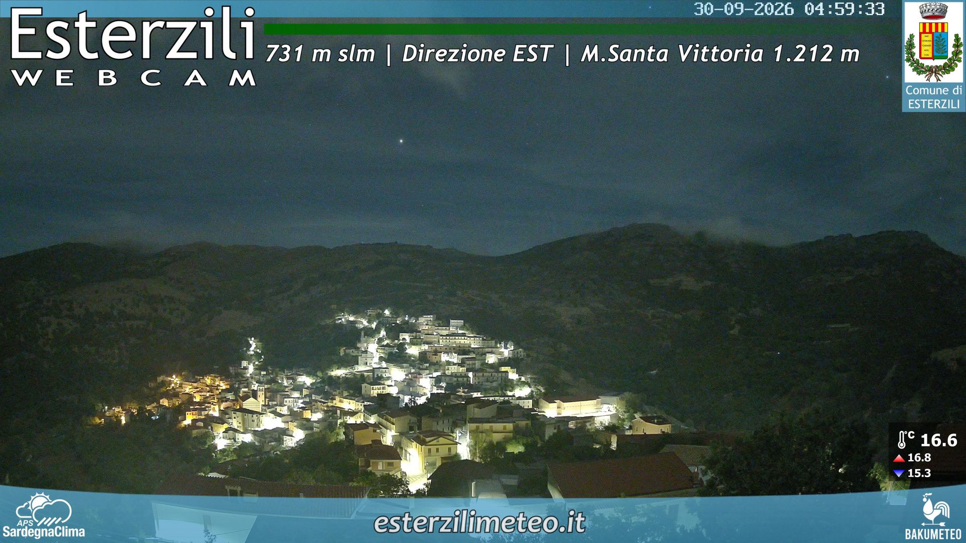 view from Esterzili on 2026-09-28