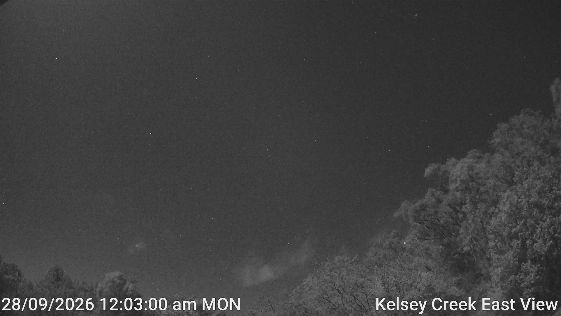 time-lapse frame, Kelsey Creek East View webcam