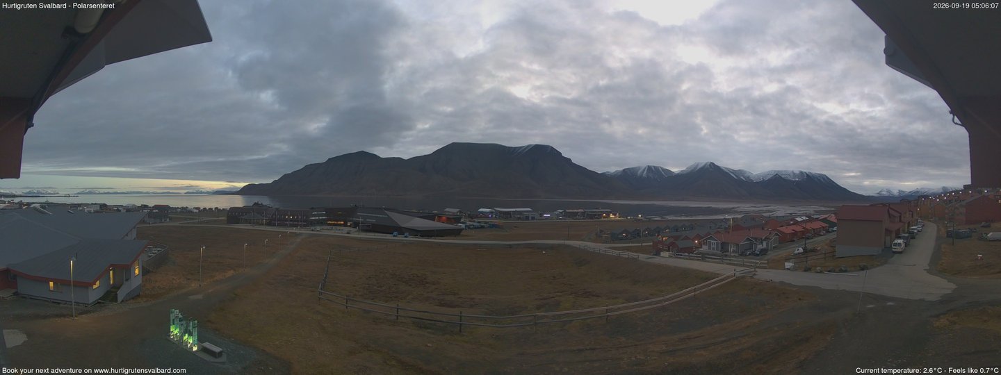 view from Hurtigruten Svalbard - Hiorthfjellet on 2026-09-19