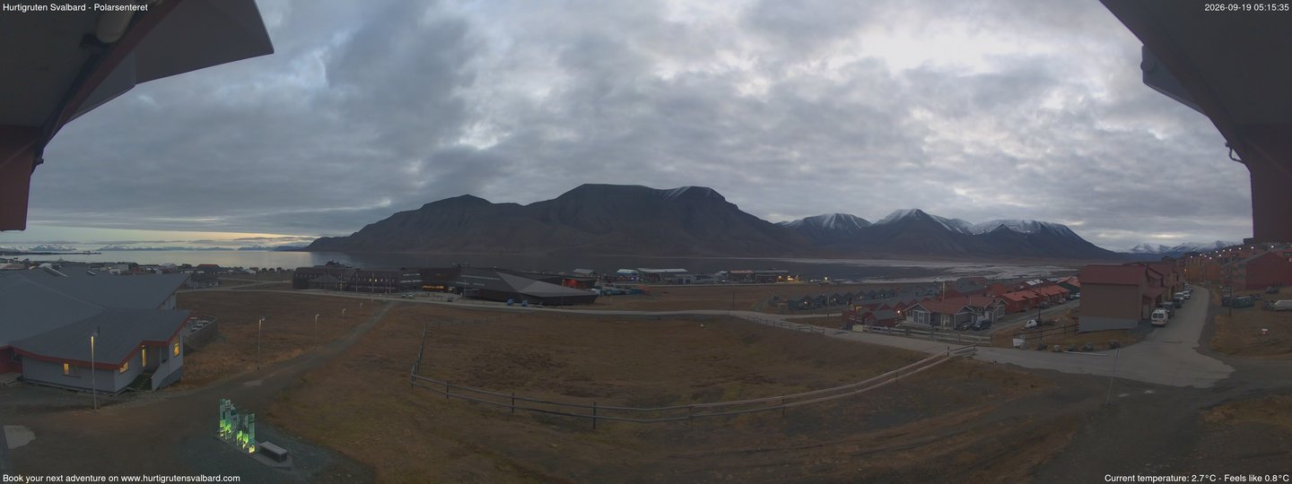 view from Hurtigruten Svalbard - Hiorthfjellet on 2026-09-19