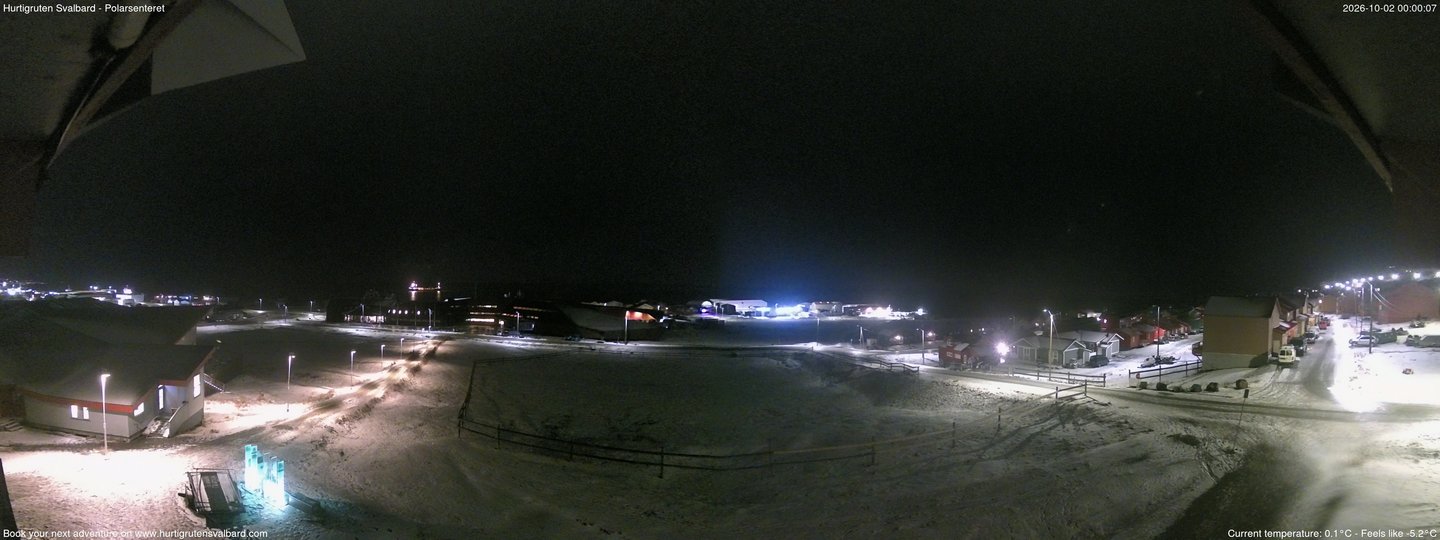 Hurtigruten Svalbard - Hiorthfjellet webcam time-lapse frame, Hurtigruten Svalbard - Hiorthfjellet webcam