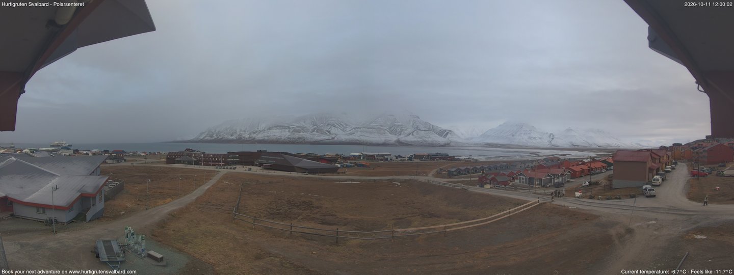 view from Hurtigruten Svalbard - Hiorthfjellet on 2026-10-11