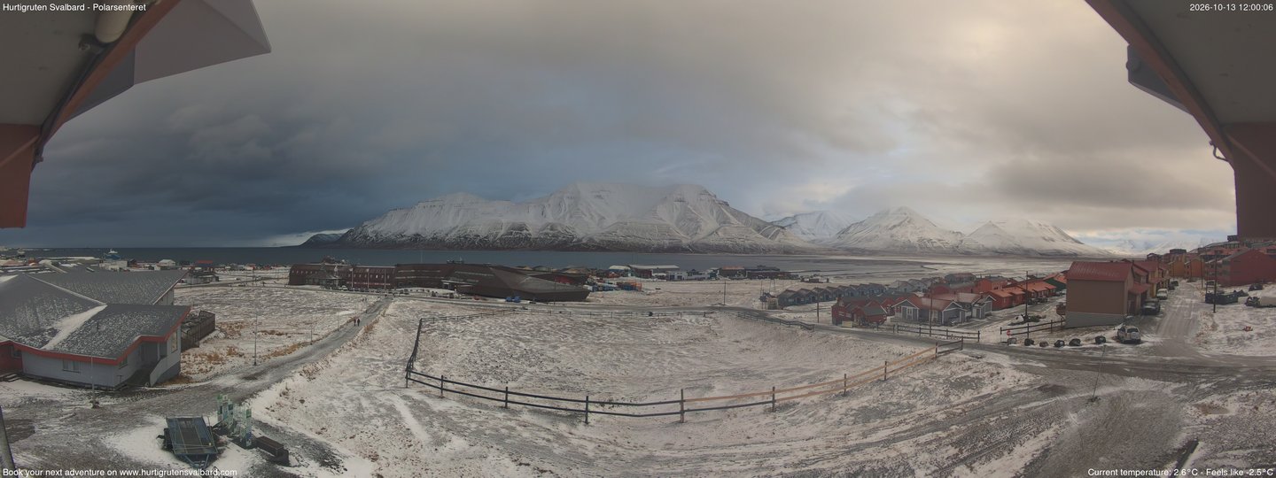 view from Hurtigruten Svalbard - Hiorthfjellet on 2026-10-13