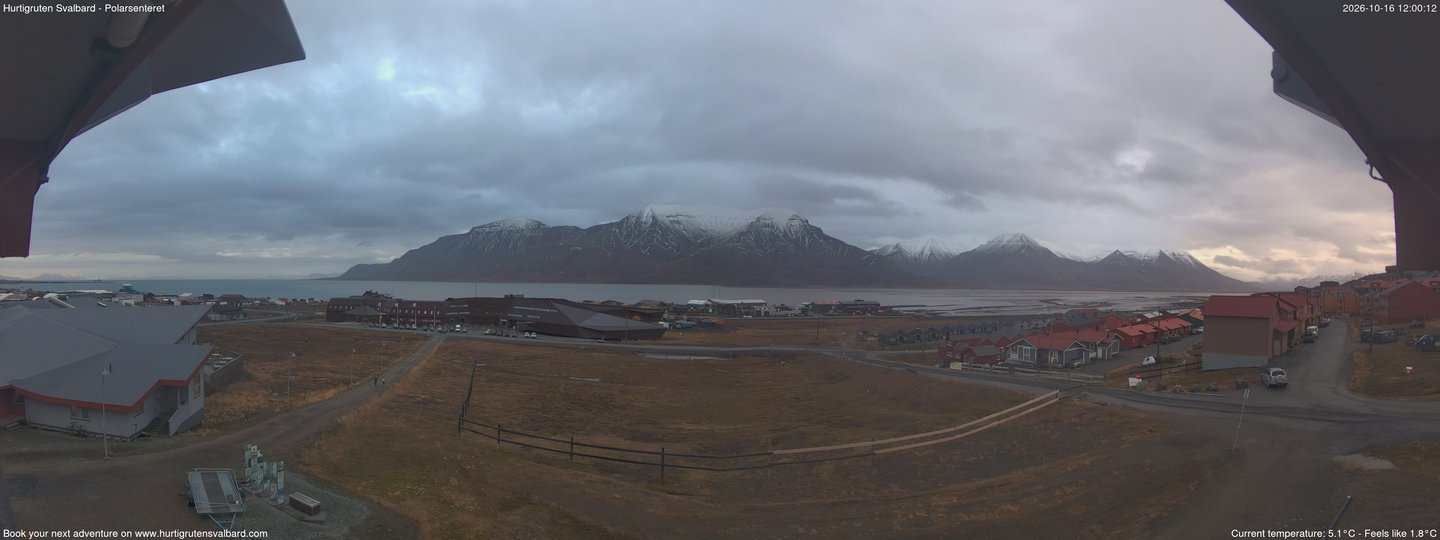 view from Hurtigruten Svalbard - Hiorthfjellet on 2026-10-16