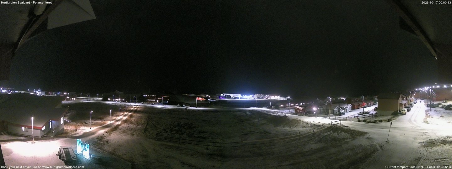 Hurtigruten Svalbard - Hiorthfjellet webcam time-lapse frame, Hurtigruten Svalbard - Hiorthfjellet webcam
