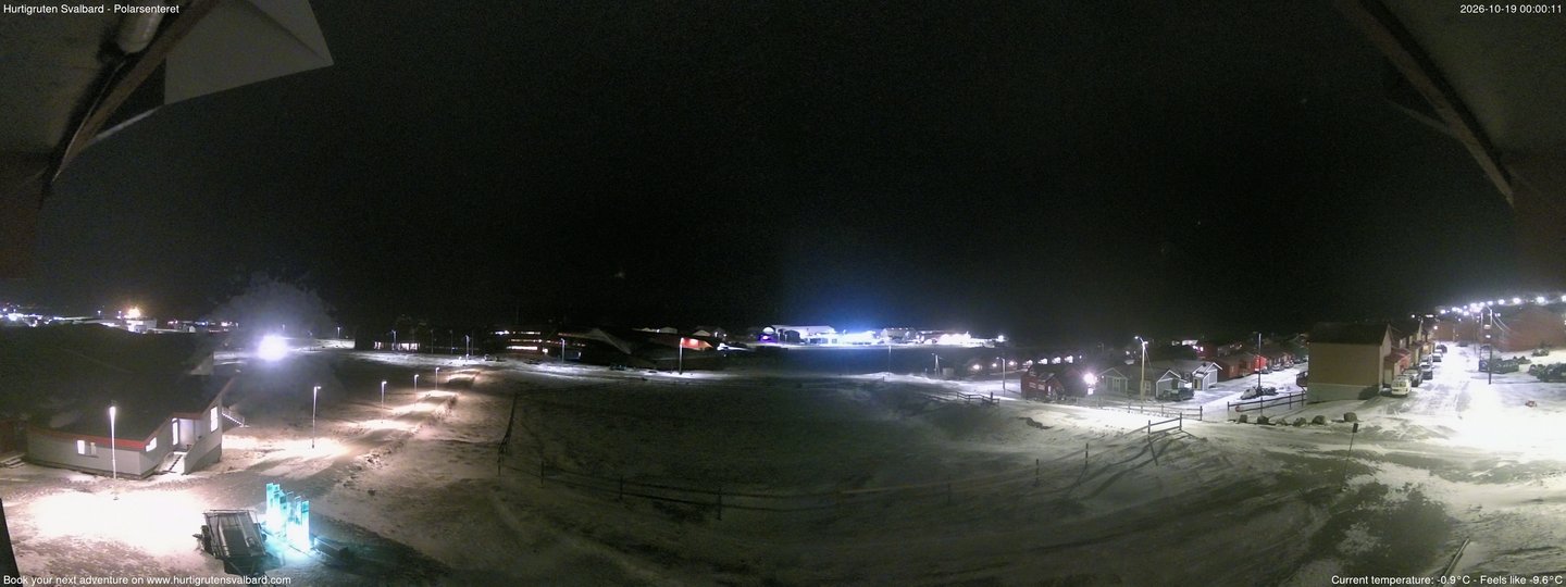 Hurtigruten Svalbard - Hiorthfjellet webcam time-lapse frame, Hurtigruten Svalbard - Hiorthfjellet webcam