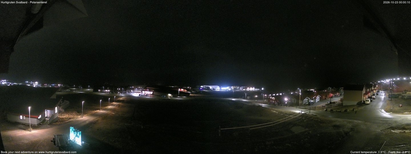 Hurtigruten Svalbard - Hiorthfjellet webcam time-lapse frame, Hurtigruten Svalbard - Hiorthfjellet webcam