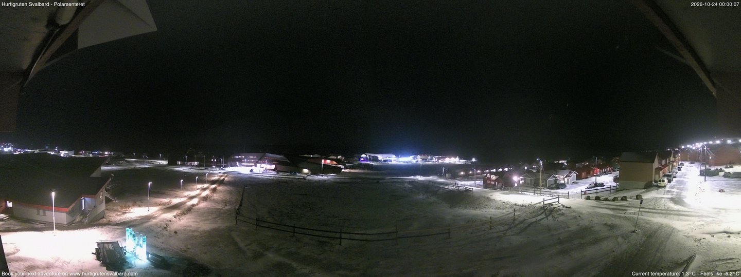 Hurtigruten Svalbard - Hiorthfjellet webcam time-lapse frame, Hurtigruten Svalbard - Hiorthfjellet webcam