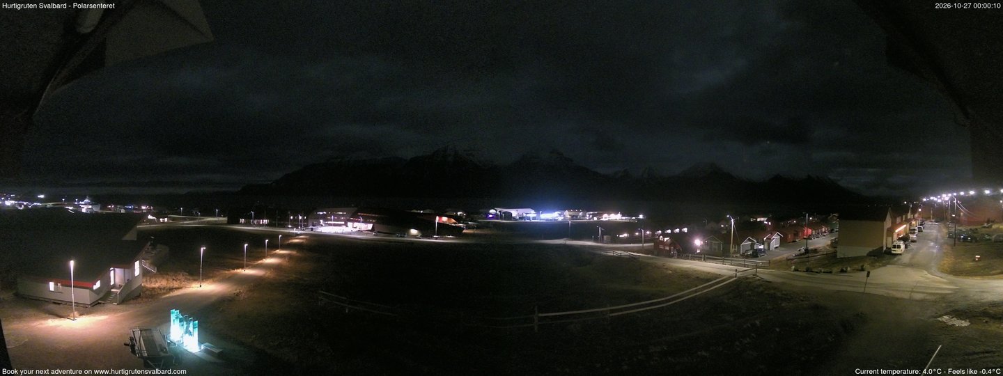 Hurtigruten Svalbard - Hiorthfjellet webcam time-lapse frame, Hurtigruten Svalbard - Hiorthfjellet webcam