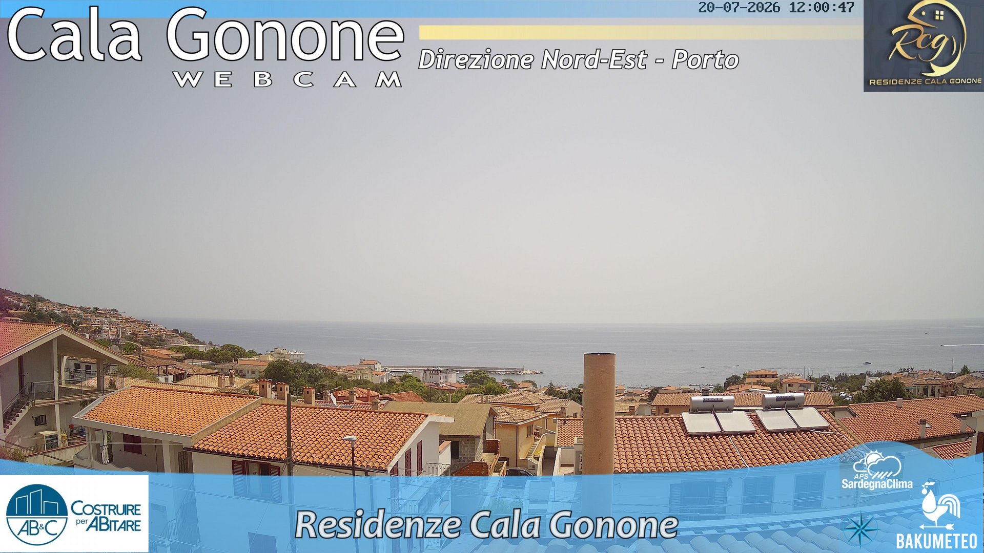 view from Cala Gonone Nord on 2026-07-20