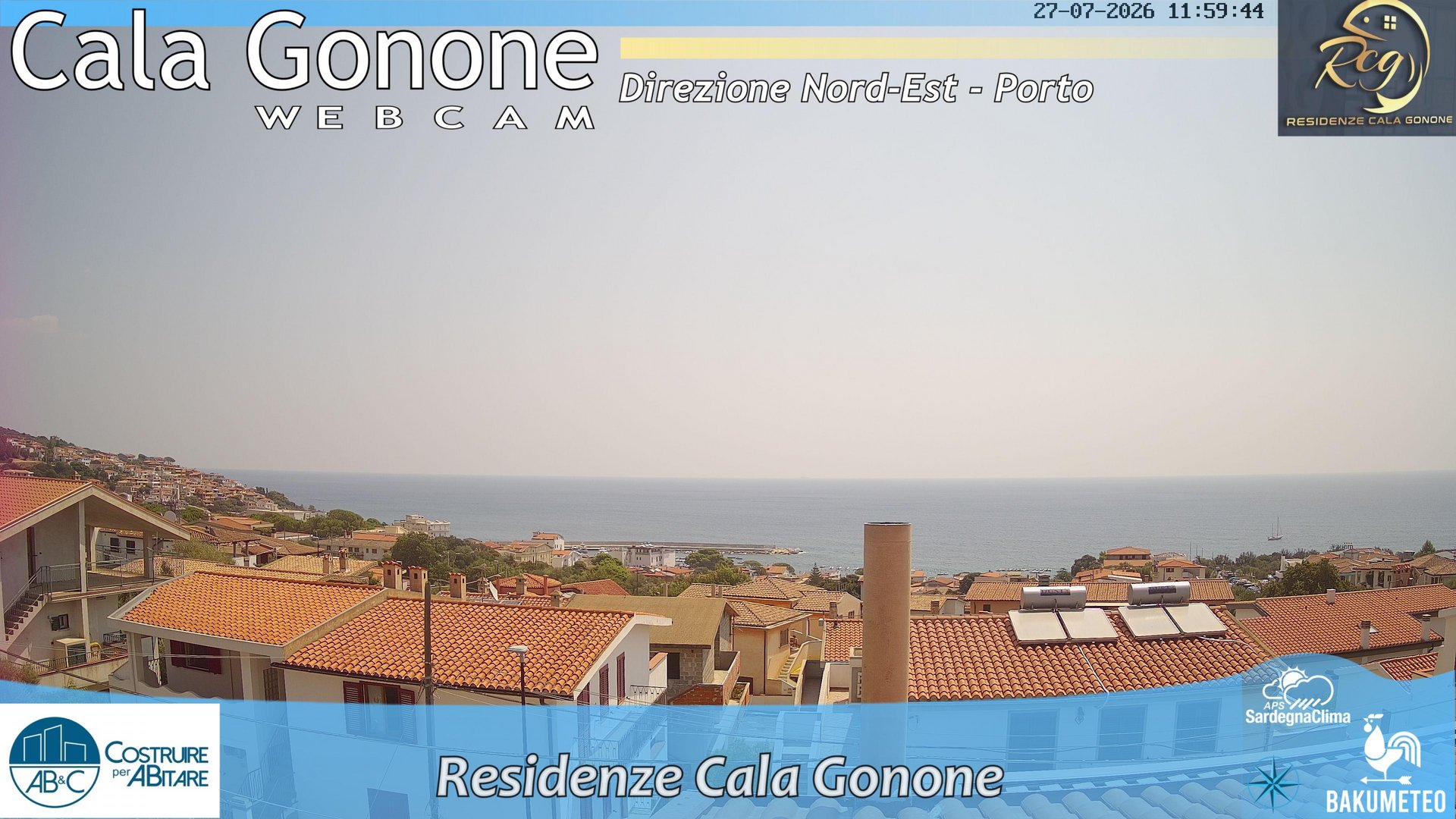 view from Cala Gonone Nord on 2026-07-27