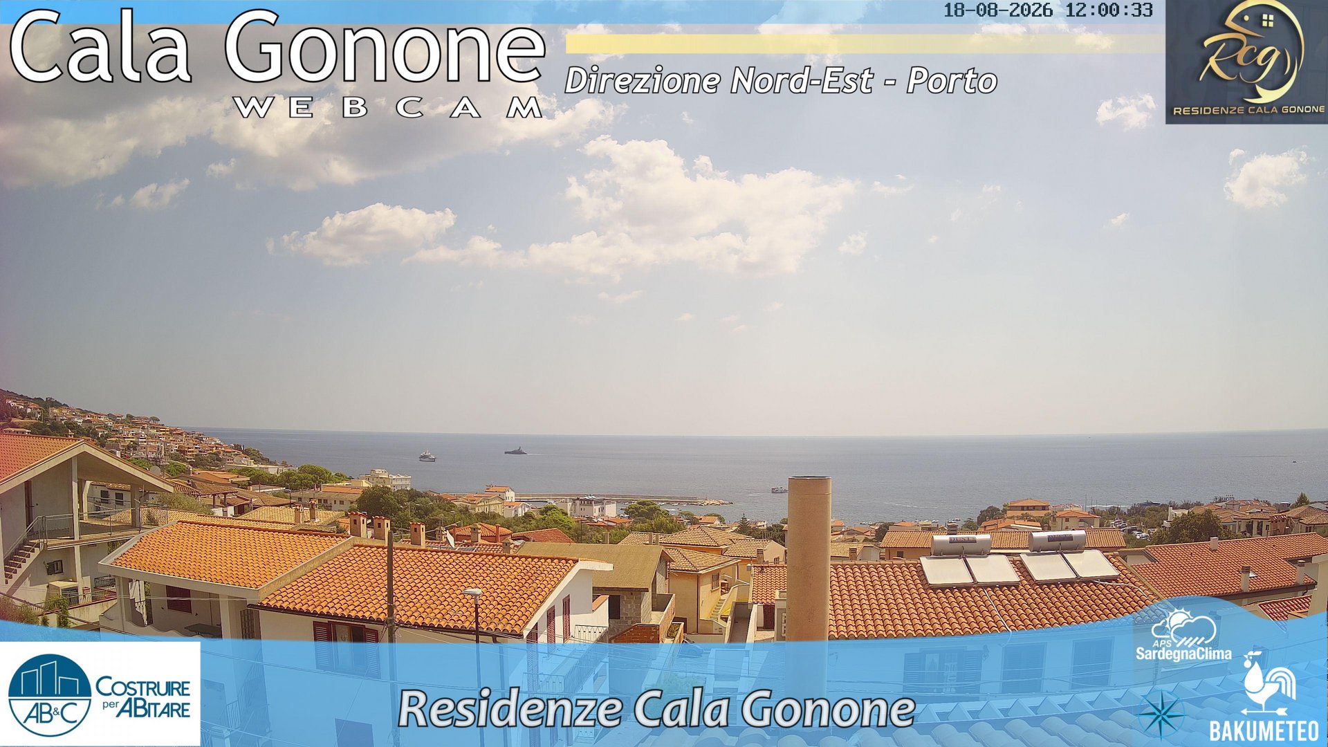 view from Cala Gonone Nord on 2026-08-18