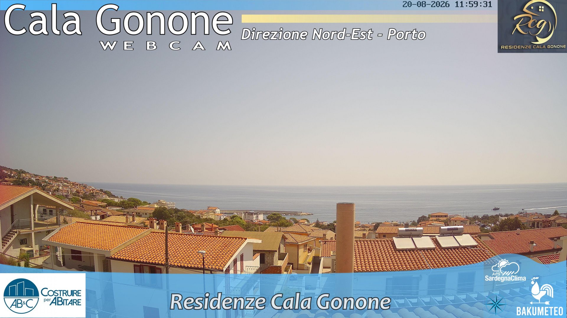 view from Cala Gonone Nord on 2026-08-20