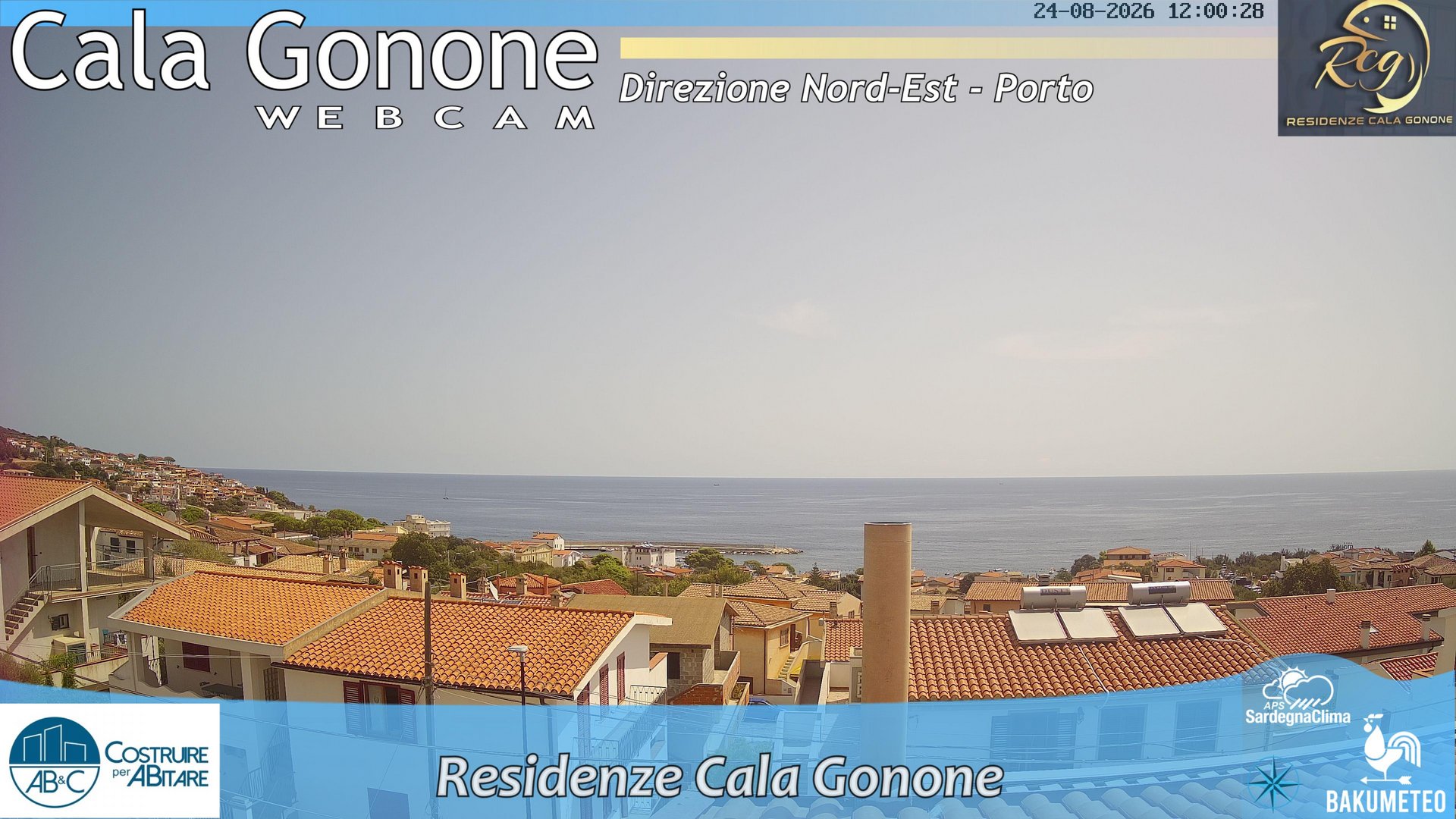 view from Cala Gonone Nord on 2026-08-24