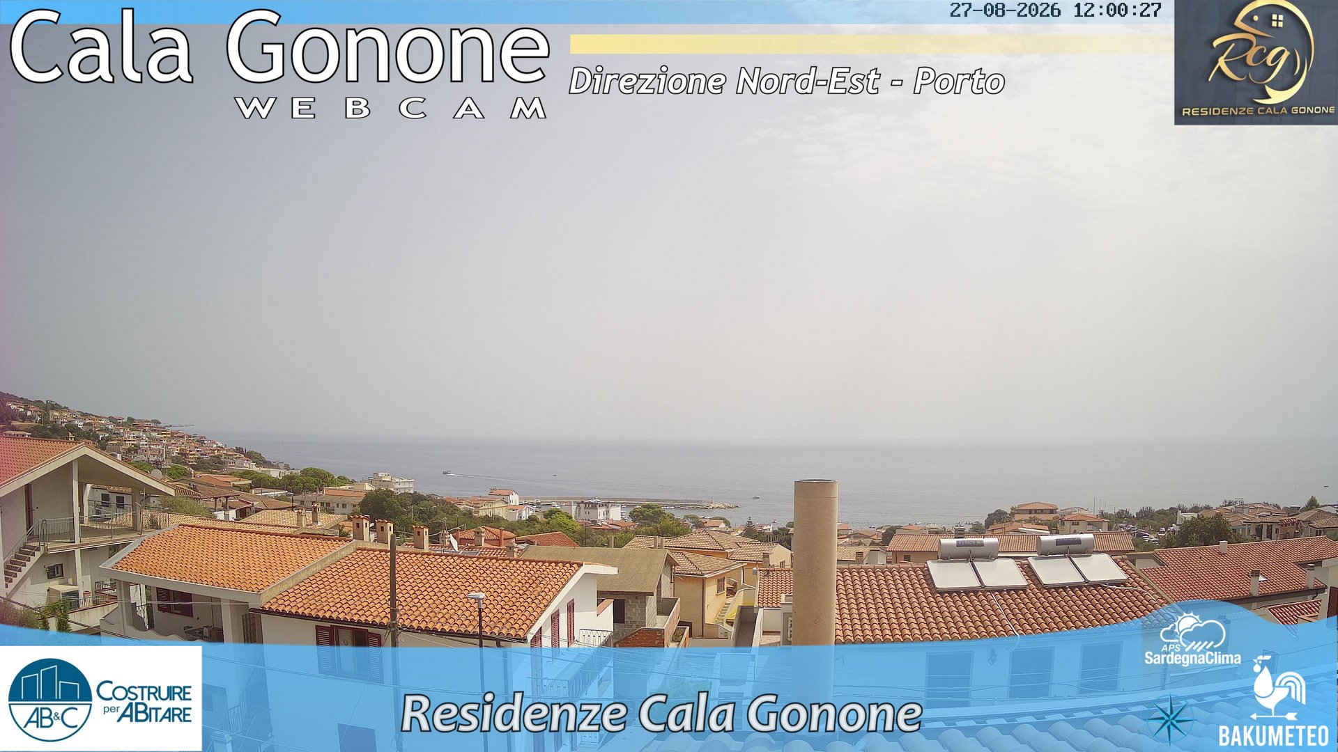view from Cala Gonone Nord on 2026-08-27
