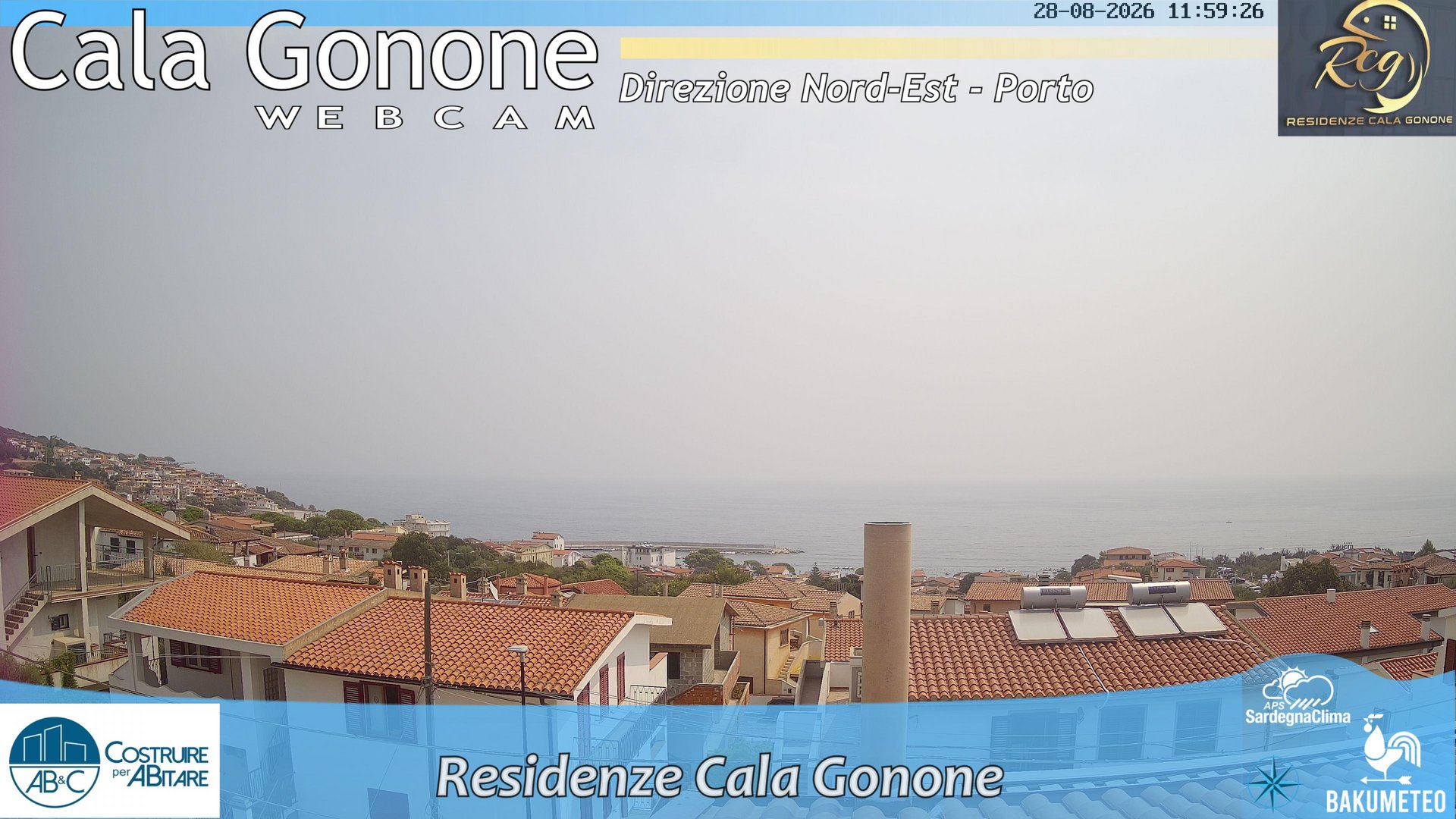 view from Cala Gonone Nord on 2026-08-28