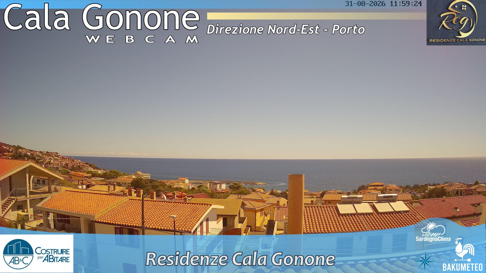view from Cala Gonone Nord on 2026-08-31