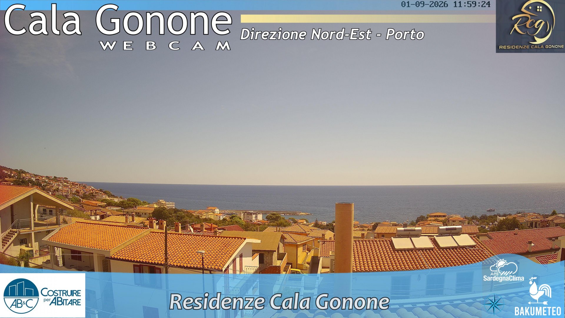 view from Cala Gonone Nord on 2026-09-01