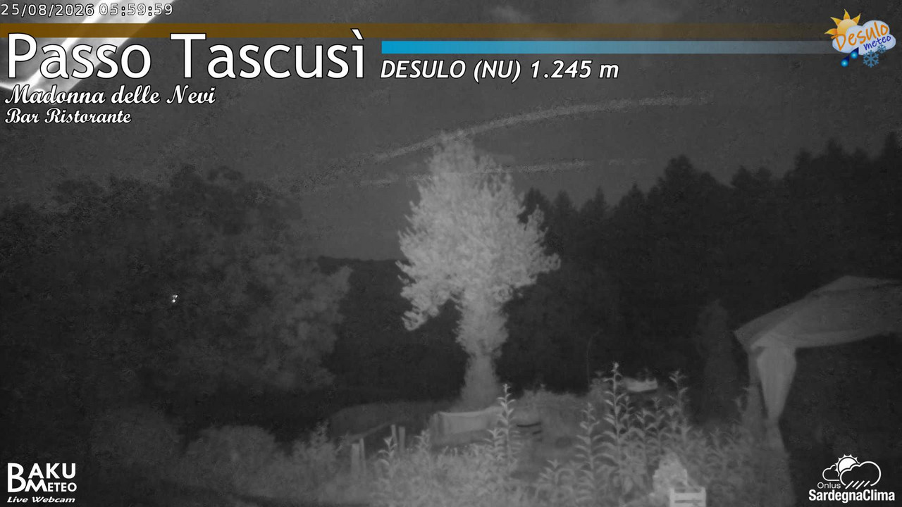 time-lapse frame, Tascusì webcam