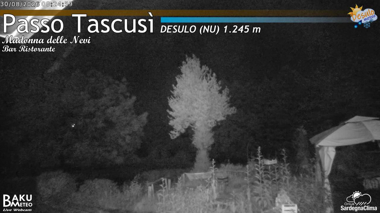 time-lapse frame, Tascusì webcam