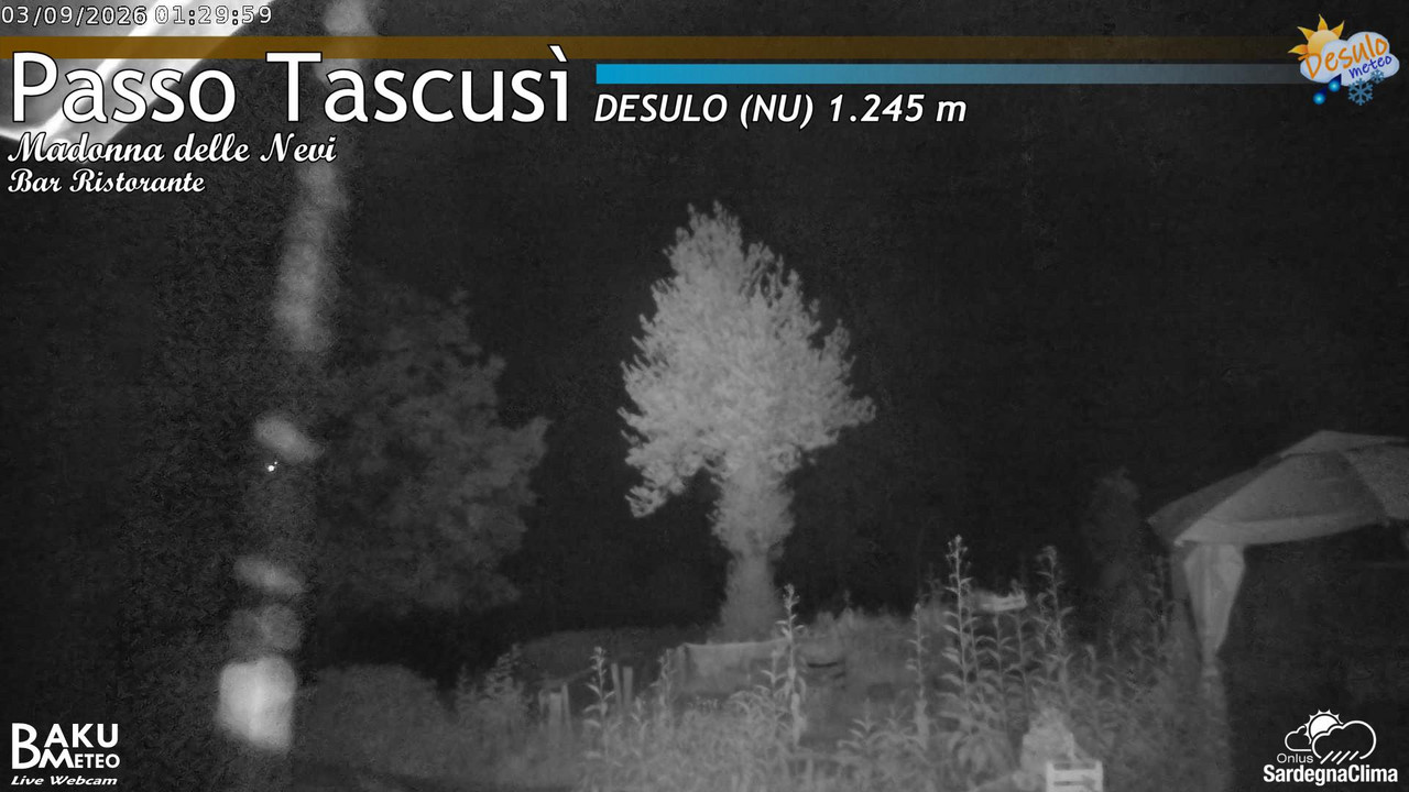 time-lapse frame, Tascusì webcam