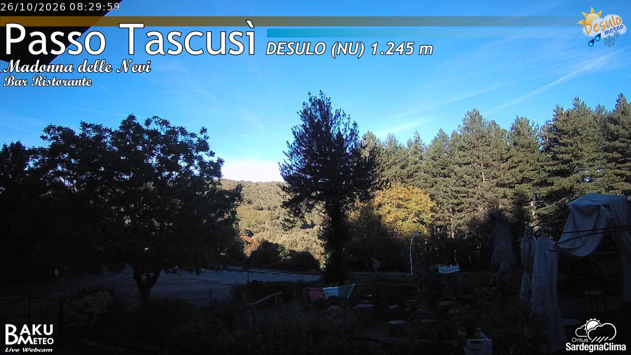 time-lapse frame, Tascusì webcam