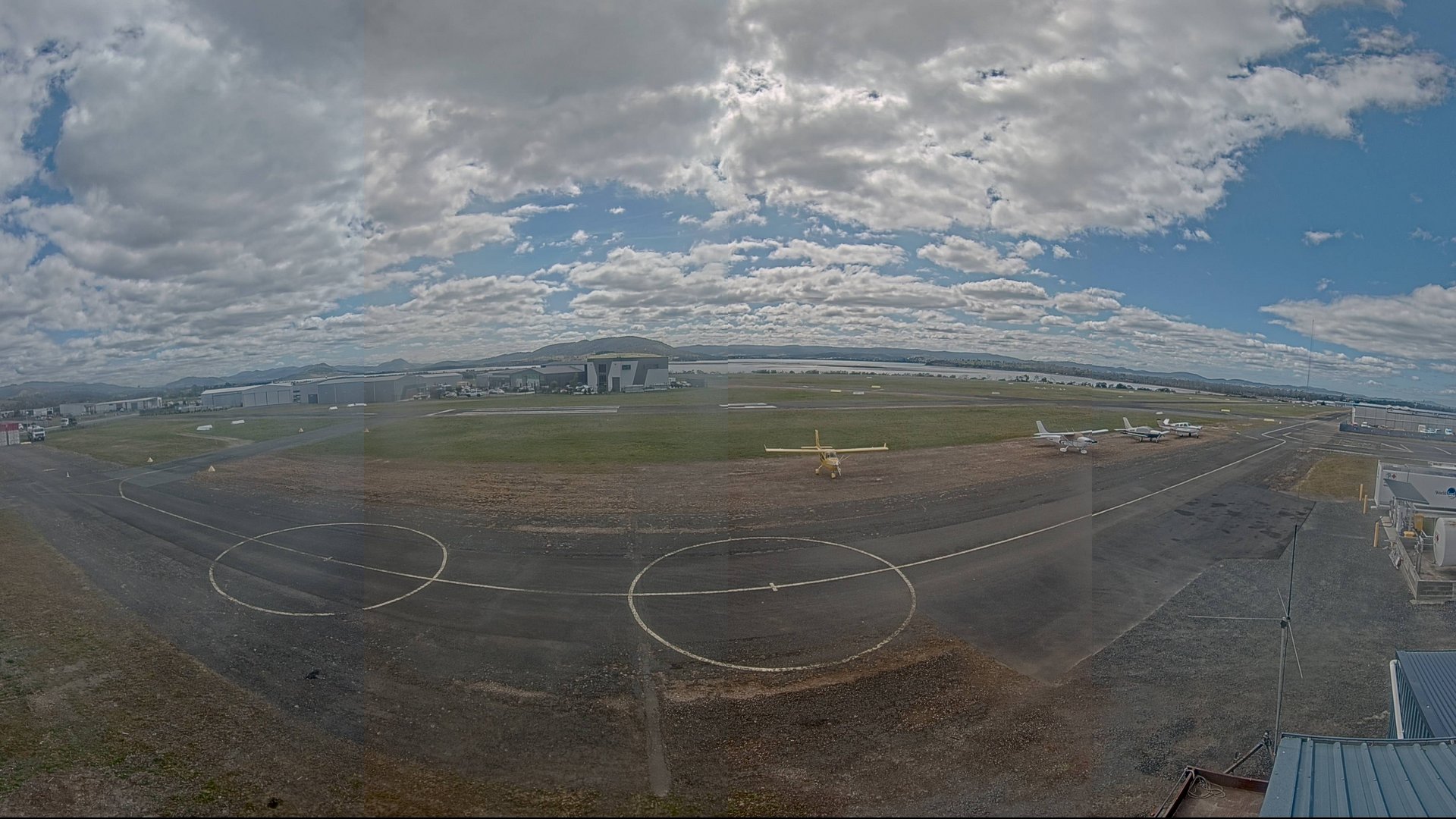 view from Cambridge Airport on 2026-10-05