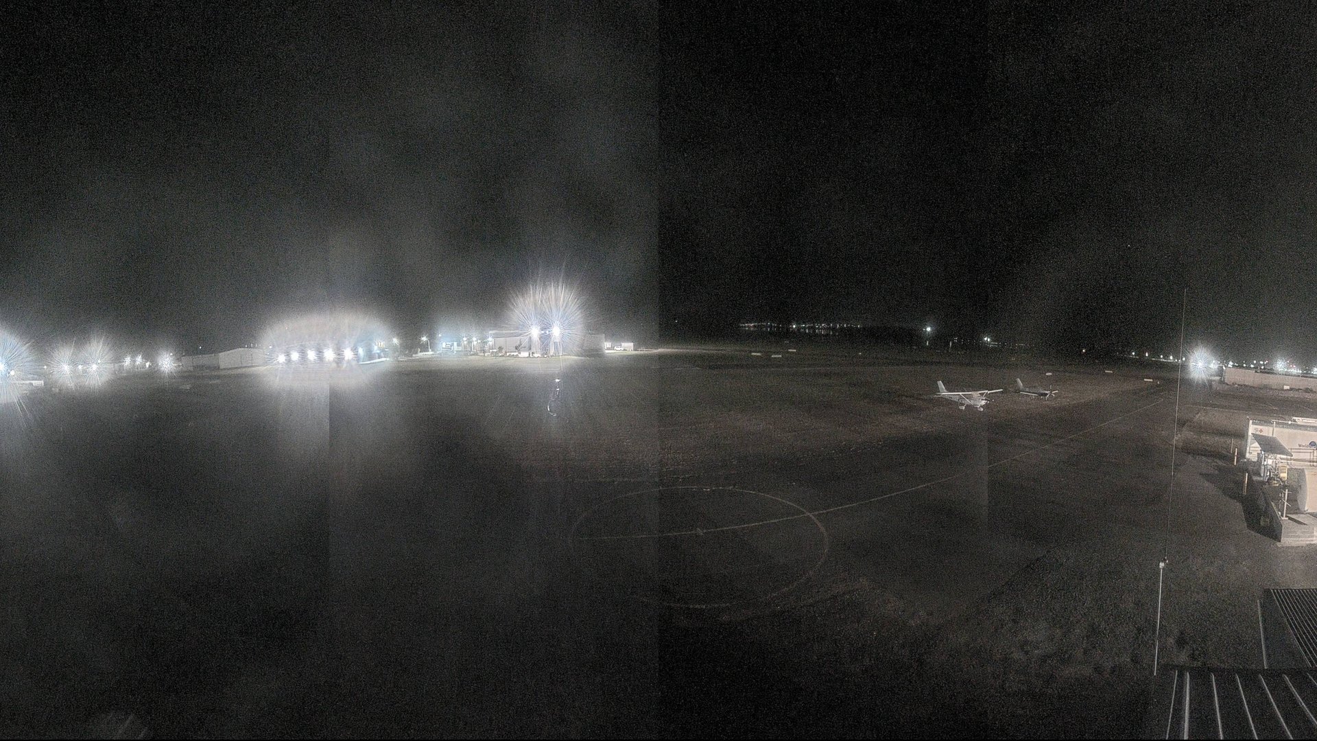 time-lapse frame, Cambridge Airport webcam
